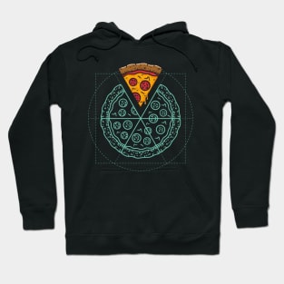 The Vitruvian pizza Hoodie